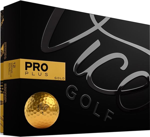 Vice Pro Plus Gold Golf Balls