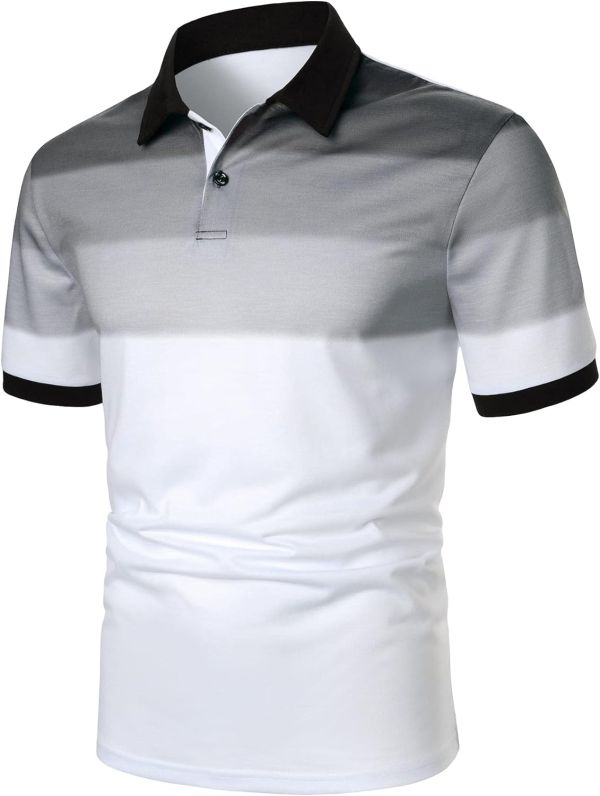SOLY HUX Men's Golf Polo Shirts - Optimal Performance meets Stylish Comfort