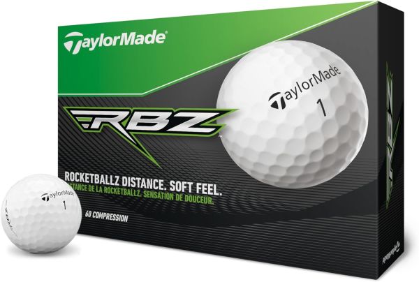 TaylorMade Rocketballz Distance Golf Balls - One Dozen