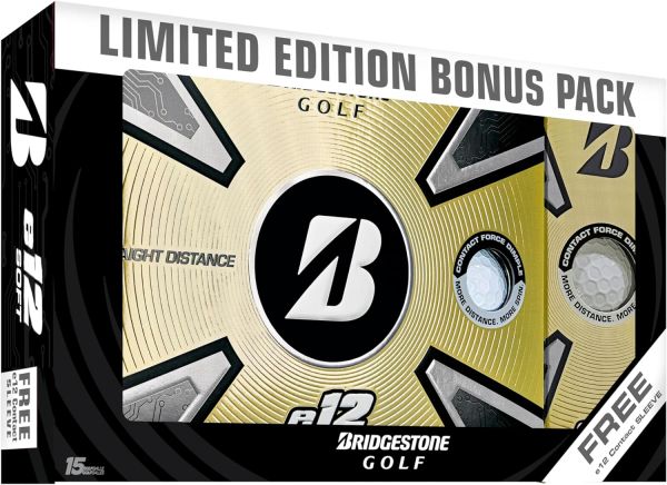 Bridgestone Golf 2023 e12 Contact Bonus Pack/Free Sleeve Golf Balls