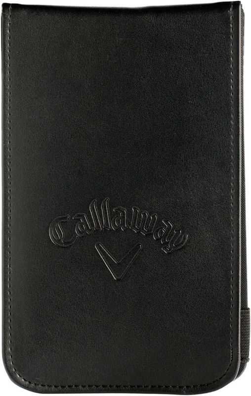 Callaway Black Leather Golf Scorecard Holder